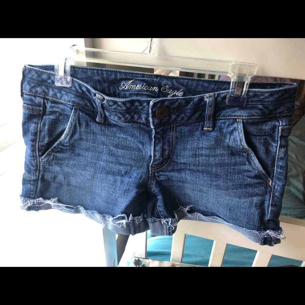 American Eagle Jeans Shorts Medium Wash Size 8